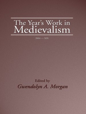 cover image of The Year's Work in Medievalism, 2004
